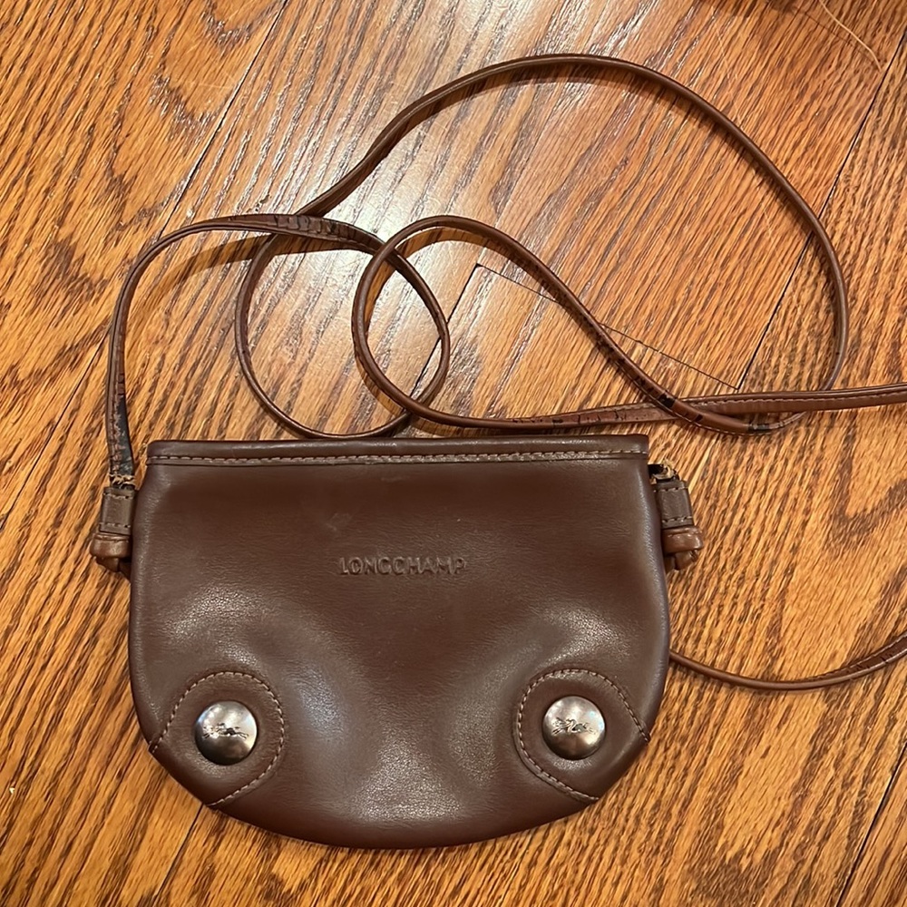 Brown Long Champ Crossbody